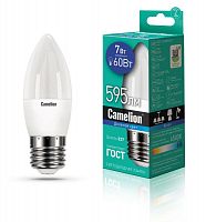 Лампа светодиодная LED7-C35/865/E27 7Вт 220В Camelion 12649 в Максэлектро