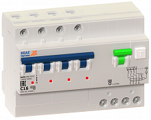 Выключатель автоматический дифференциального тока 4п C 32А 30мА тип A 6кА OptiDin VD63 УХЛ4 КЭАЗ 103479 в Максэлектро