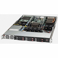 Сервер Supermicro SYS-1017GR-TF, 1 процессор Intel Xeon 6C E5-2630Lv2 2.40GHz, 64GB DRAM в Максэлектро