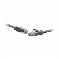 Коммутационный шнур U/UTP 4-х парный cat.5e 0.3м LSZH CCA standart серый в Максэлектро