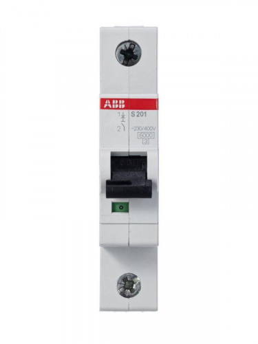 Выключатель автоматический модульный 1п B 16А 6кА S201 B16 ABB 2CDS251001R1165 в Максэлектро