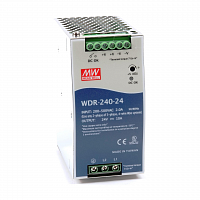 WDR-240-24 Блок питания на DIN-рейку, 24В, 10А, 240Вт Mean Well в Максэлектро