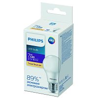 Лампа светодиодная Ecohome LED Bulb 7W E27 3000К 1PF Philips 929002298967 в Максэлектро