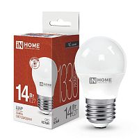 Лампа светодиодная LED-ШАР-VC 14Вт 230В E27 4000К 1330лм IN HOME 4690612047829 в Максэлектро