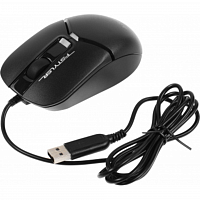 Мышь A4Tech Fstyler FM12S черный оптическая (1200dpi) silent USB (3but) в Максэлектро