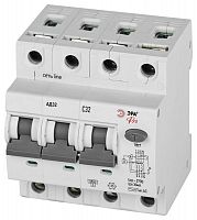 Выключатель автоматический дифференциального тока 3P+N C32 30мА тип АC защита 230В АВДТ 4.5кА PRO D32E4C32АC30P АД32 электронное Эра Б0057796 в Максэлектро