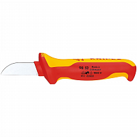 Нож для кабеля VDE, L-190мм, диэлектр., 2-компонентная рукоятка в Максэлектро
