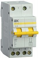 Выключатель-разъединитель трехпозиционный 2п ВРТ-63 16А IEK MPR10-2-016 в Максэлектро