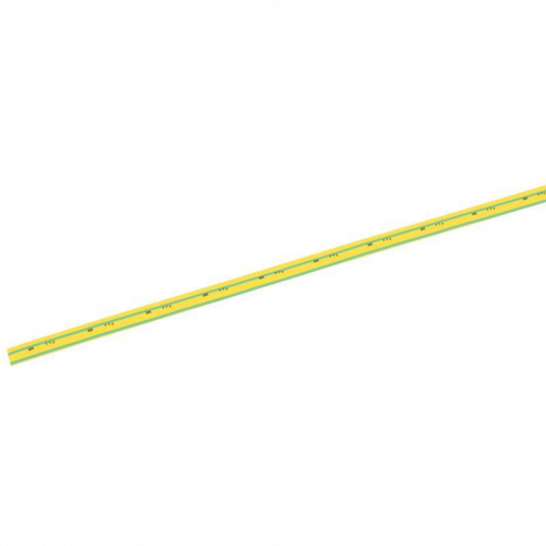Трубка термоусадочная ТТУ нг-LS 8/4 желт./зел. 1м IEK UDRS-D8-1-K52 в Максэлектро