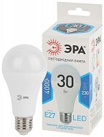 Лампа светодиодная LED A65-30W-840-E27 30Вт A65 грушевидная 4000К нейтр. бел. E27 Эра Б0048016 в Максэлектро