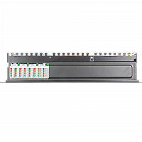 Коммутационная панель NETLAN 19", 1U, 24 порта, Кат.5e (Класс D), 100МГц, RJ45/8P8C, 110/KRONE, T568A/B, экранированная, черная в Максэлектро