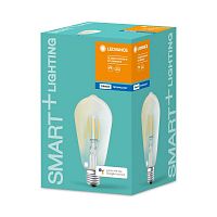Лампа светодиодная SMART+ Filament Edison Dimmable 60 6Вт/2700К E27 LEDVANCE 4058075208575 в Максэлектро