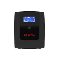 Источник бесперебойного питания ИБП Info LCD 1500В.А IEC C13 (4) USB + RJ45 DKC INFOLCD1500I в Максэлектро