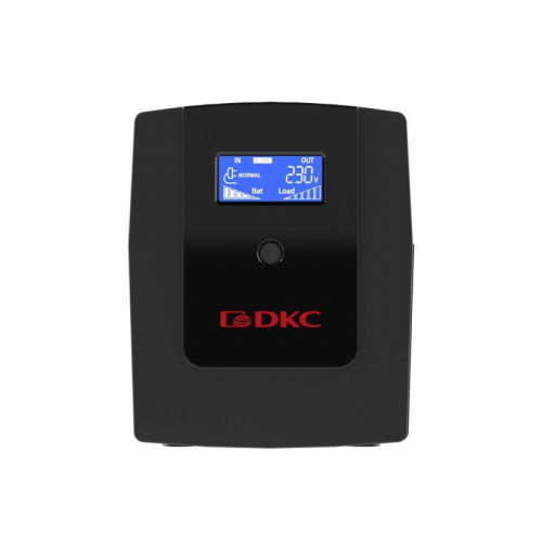 Источник бесперебойного питания ИБП Info LCD 1500В.А IEC C13 (4) USB + RJ45 DKC INFOLCD1500I в Максэлектро