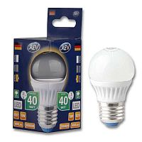 Лампа светодиодная LED-G45-E27-5Вт-2700K 5Вт шар 2700К тепл. бел. E27 350лм 180-240В REV 32262 7 в Максэлектро