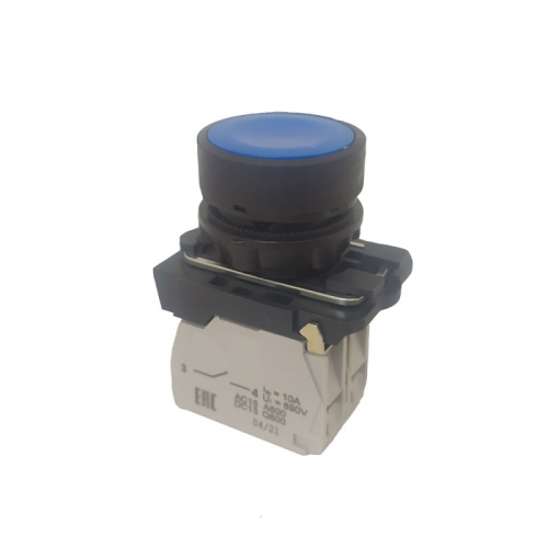 Кнопка КМЕ4122м-черный-2но+2нз-цилиндр-IP40 КЭАЗ 274329 в Максэлектро