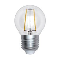 Лампа светодиодная LED-G45-9W/3000K/E27/CL/DIM GLA01TR Air диммир. картон Uniel UL-00005193 в Максэлектро