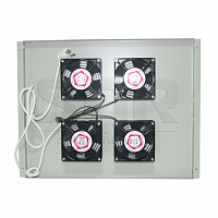 Блок вентиляторов для шкафов TFC глубиной 960мм, 4 вентилятора, серый в Максэлектро