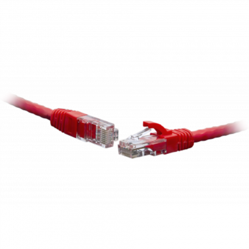 Коммутационный шнур U/UTP 4-х парный cat.6 1.5м LSZH standart красный в Максэлектро