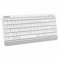 Клавиатура A4Tech Fstyler FBK11 белый/серый USB беспроводная BT/Radio slim (FBK11 WHITE) в Максэлектро