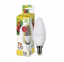 Лампа светодиодная LED-свеча-standard 7.5Вт свеча 3000К тепл. бел. E14 675лм 160-260В ASD 4690612003924 в Максэлектро