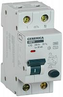 Выключатель автоматический дифференциального тока C10 30мА АВДТ 32 GENERICA MAD25-5-010-C-30 в Максэлектро