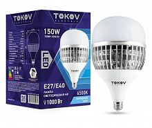 Лампа светодиодная 150Вт HP 6500К E40/E27 176-264В TOKOV ELECTRIC TKE-HP-E40/E27-150-6.5K в Максэлектро