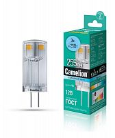 Лампа светодиодная LED3-G4-JC-NF/845/G4 3Вт 12В AC/DC Camelion 13701 в Максэлектро