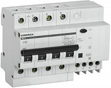 Выключатель автоматический дифференциального тока 4п 63А 30мА АД14 GENERICA MAD15-4-063-C-030 в Максэлектро