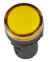 Лампа светосигнальная AD16DS d16мм 24В AC/DC желт. IEK BLS10-ADDS-024-K05-16 в Максэлектро