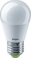 Лампа светодиодная 61 337 NLL-G45-8.5-230-4K-E27 8.5Вт шар матовая 4000К нейтр. бел. E27 680лм 176-264В Navigator 61337 в Максэлектро