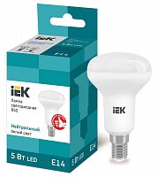 Лампа светодиодная Eco 5Вт R50 4000К нейтр. бел. E14 450лм 230-240В IEK LLE-R50-5-230-40-E14 в Максэлектро
