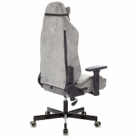 Кресло игровое Knight N1 Fabric серый Light-19 с подголов. крестовина металл в Максэлектро