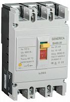 Выключатель автоматический 3п 200А 25кА ВА66-35 GENERICA SAV30-3-0200-G в Максэлектро