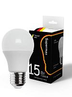 Лампа светодиодная Supermax А60 15Вт стандарт E27 230В 3000К КОСМОС Sup_LED15wA60E2730 в Максэлектро