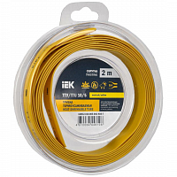 Трубка термоусадочная ТТУ нг-LS 10/5 желт. (уп.2м) IEK UDR12-010-005-002-K05-T в Максэлектро