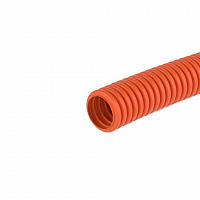 Труба гофрированная ПНД гибкая легкая d25мм без протяжки оранж. (уп.50м) DKC 70925 в Максэлектро