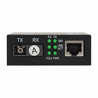 Медиаконвертер B-OptiX 10/100-Base-T / 100Base-FX, Tx/Rx: 1310/1550нм, LFP в Максэлектро