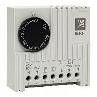 Термостат NO/NC (охлаждение/обогрев) на DIN-рейку 5-10А 230В IP20 PROxima EKF thermo-no-nc-din в Максэлектро