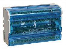 Шина на DIN-рейку в корпусе (кросс-модуль) ШНК 4х15 3L+PEN IEK YND10-4-15-125 в Максэлектро
