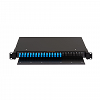 Оптический кросс NIKOMAX 19" Premium Line, 1U, укомплектованный на 16 портов SC/UPC (16 одинарных SC/UPC адаптеров), SM 9/125 OS2, выдвижной в Максэлектро