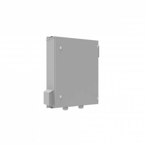 Шкаф уличный серии OWC, 800х650х250, в составе: обогрев, вентиляция, 2 монтажные панели (Комплект №1) в Максэлектро