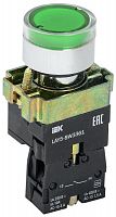 Кнопка LAY5-BW3361 с подсветкой зел. 1з IEK BBT50-BW-K06 в Максэлектро