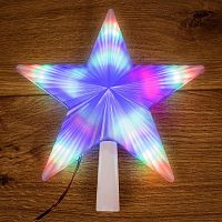 Фигура светодиодная "Звезда" на елку 22см 31LED RGB 2Вт IP20 Neon-Night 501-001 в Максэлектро