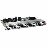 Модуль Cisco Catalyst WS-X4648-RJ45V+E (некондиция, 3 порта работают только на скорости 100Мбит/с) в Максэлектро