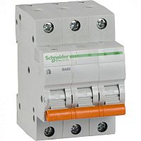Выключатель автоматический модульный 3п C 20А 4.5кА BA63 Домовой SchE 11224 в Максэлектро