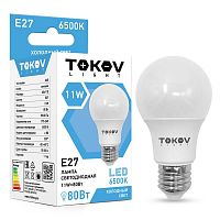 Лампа светодиодная 11Вт А60 6500К Е27 176-264В (TKL) TOKOV ELECTRIC TKL-A60-E27-11-6.5K в Максэлектро