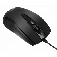Мышь Оклик 325M черный оптическая (1200dpi) USB для ноутбука (3but) в Максэлектро