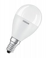 Лампа светодиодная LED Star Classic P 75 8W/840 8Вт шар матовая 4000К нейтр. бел. E14 806лм 220-240В пластик. OSRAM 4058075210837 в Максэлектро