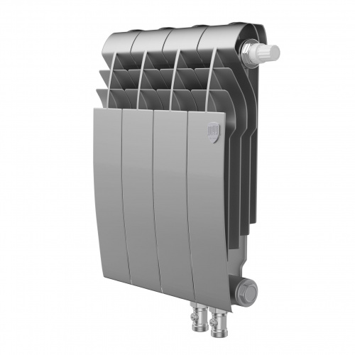 Радиатор Royal Thermo BiLiner 350 /Silver Satin VR - 4 секц. в Максэлектро